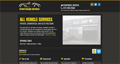 Desktop Screenshot of crowngarages.com